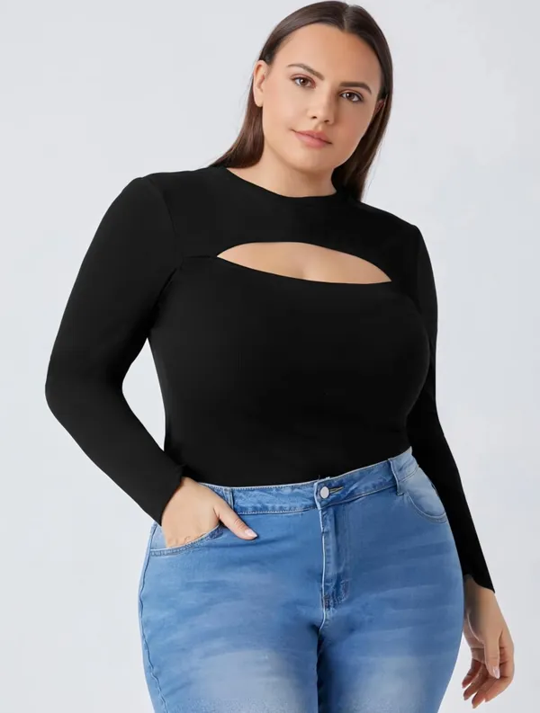 Black_Ribbed_Lycra_Premium_Cutout_Neck_Ribbed_Top