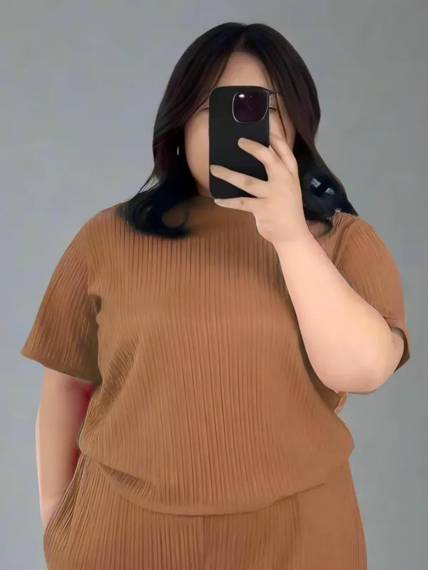 Brown_Ribbed_Lycra_Premium_Ribbed_Tee