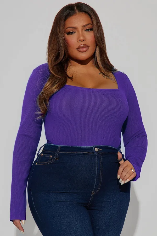 Purple_Ribbed_Lycra_Premium_Ribbed_Square_Neck_Top