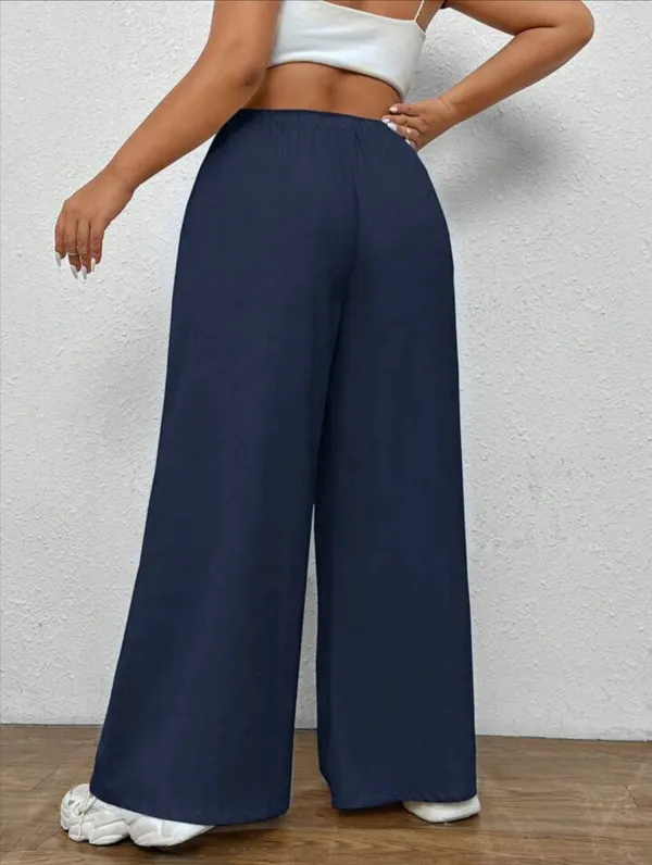 Navy_Blue_Twill_Lycra_Everyday_Slip_On_Pocket_Wide_Leg_High_Waisted_Pants