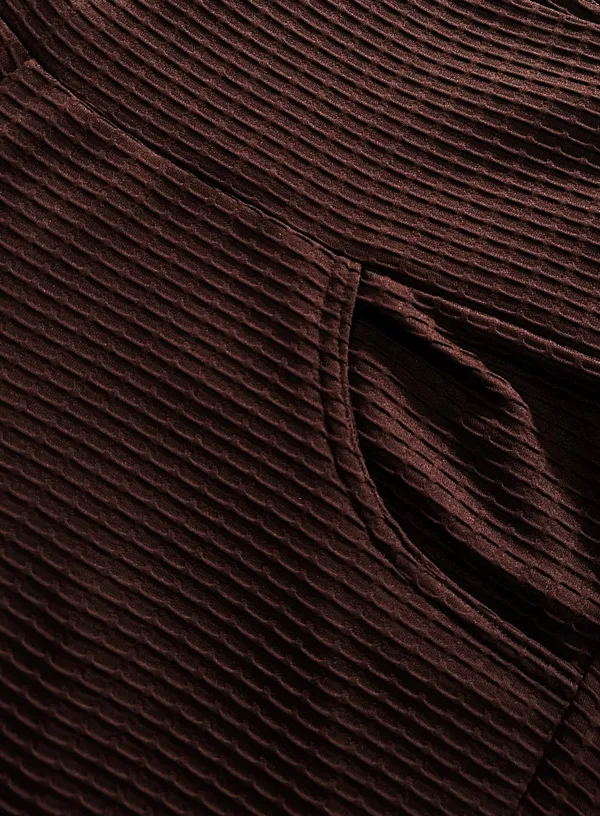 Brown_Honeycomb_Lycra_Premium_Textured_Wide_Waistband_Pocket_Leggings
