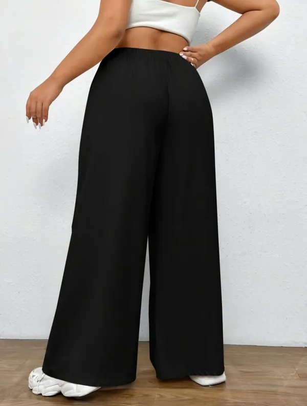 Black_Twill_Lycra_Everyday_Slip_On_Pocket_Wide_Leg_High_Waisted_Pants