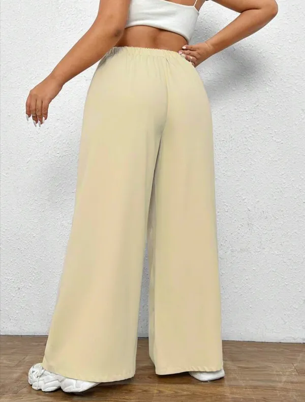 Cream_Twill_Lycra_Everyday_Slip_On_Pocket_Wide_Leg_High_Waisted_Pants