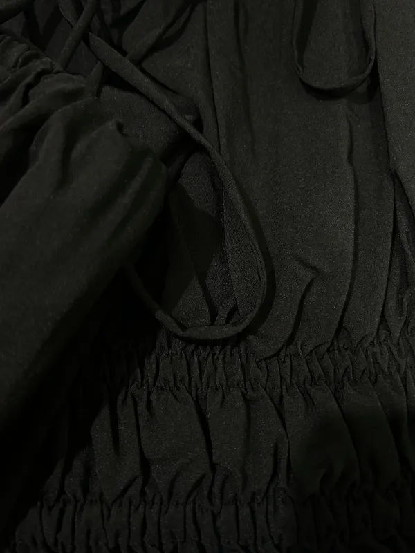 Black_Ns_Lycra_Clara_4_Way_Tie_Up_Neck_Pocket_Flare_Dress