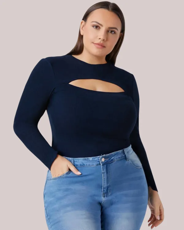 Navy_Blue_Ribbed_Lycra_Premium_Cutout_Neck_Ribbed_Top