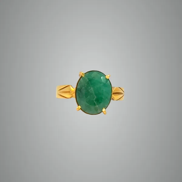 Emerald_Panna_Stone_Adjustable_Ring_|_Wisdom_Communication_Growth