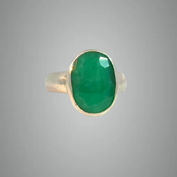 Emerald_Panna_Stone_Adjustable_Ring_|_Wisdom_Communication_Growth
