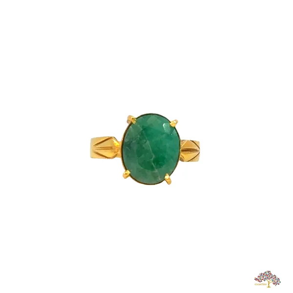 Emerald_Panna_Stone_Adjustable_Ring_|_Wisdom_Communication_Growth
