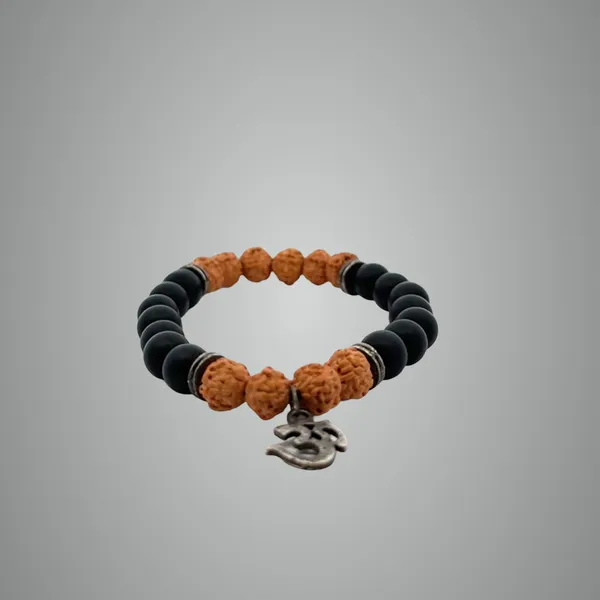 Natural_Rudraksha_With_Lava_Bracelet