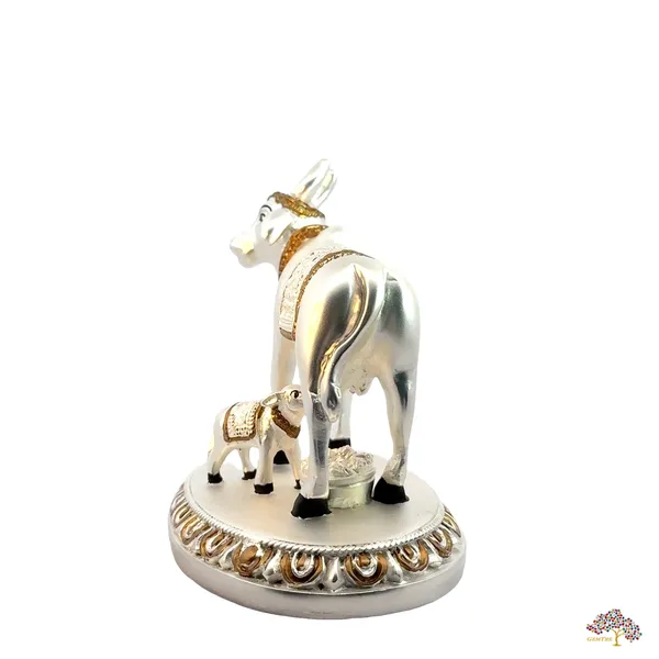 Silver_Plated_Kamdhenu_Cow_and_Calf_Statue_-_Vaastu_Positive_Energy_Items_for_Home_-_Offers_Wealth,_Prosperity,_Health,_Peace