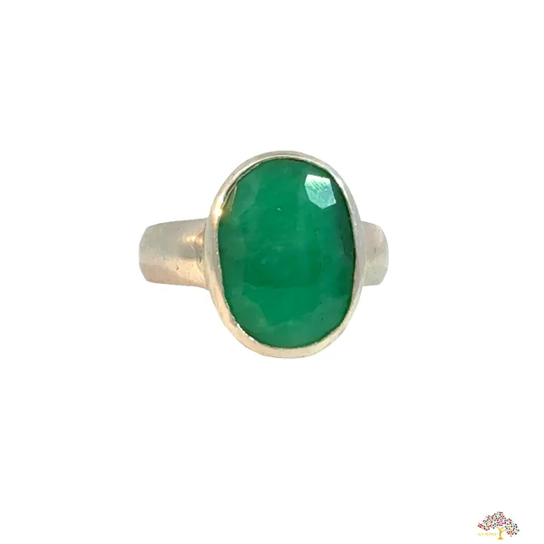 Emerald_Panna_Stone_Adjustable_Ring_|_Wisdom_Communication_Growth