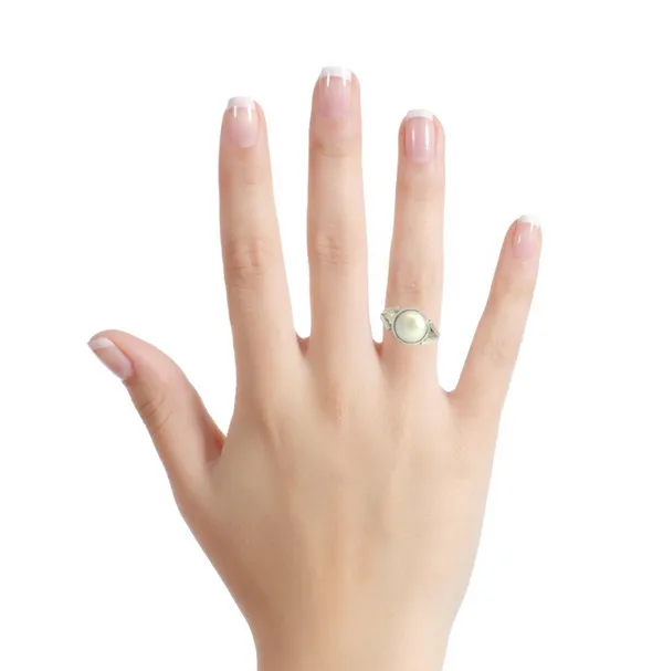 White_Pearl_Moti_Stone_Adjustable_Ring_|_Mental_Peace_Calm