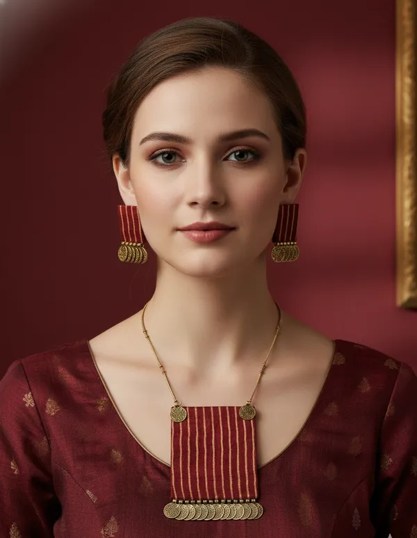 Red_&_Gold_Traditional_Maharashtrian_Dholki_Necklace_And_Earrings_Set_For_Women