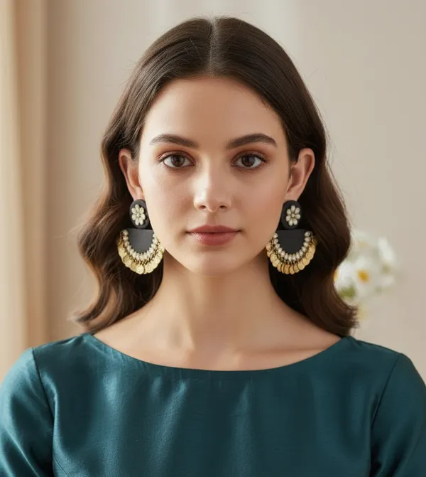 Black_Royal_Half-Moon_Statement_Earrings_For_Women