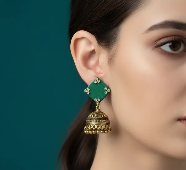 Green_Gold-Toned_Virasat_Antique_Jhumka_Earrings_For_Women