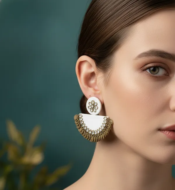 Royal_White_Half-Moon_Statement_Earrings_For_Women