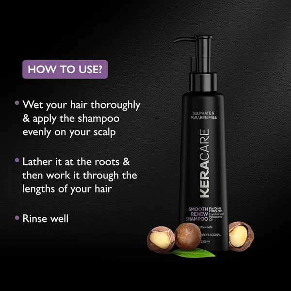 Godrej_Professional_Keracare_Smooth_Renew_Shampoo_|_For_Unruly_Hair_|_Enriched_with_Macadamia_Oil_|_250ml