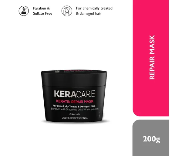 Godrej_Professional_Keracare_Keratin_Repair_Shampoo_250ML_&_Repair_Mask_200GM_with_Acai_Oil_100ML_(Combo)