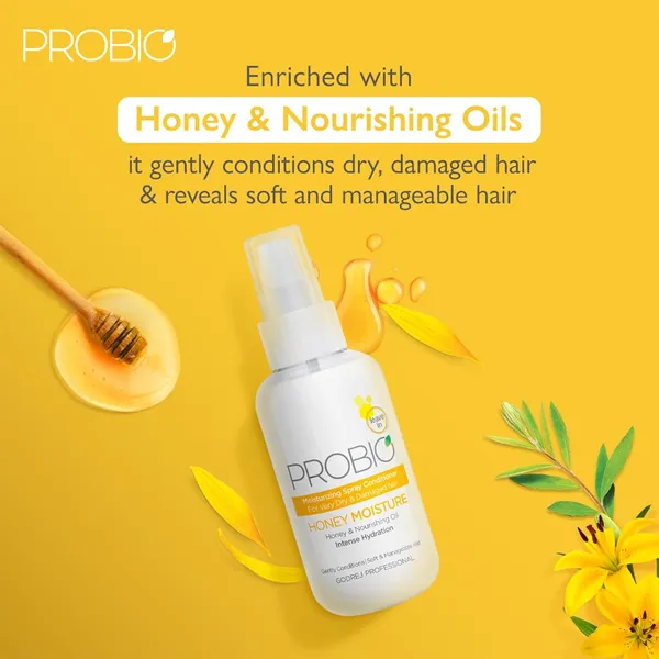 Godrej_Professional_Probio_Honey_Moisture_Spray_Conditioner_(100_Millilitre)_|_Helps_Condition_And_Moisturizes_Dry_&_Damaged_Hair_|_Composed_Of_Honey_&_Nourishing_Oils