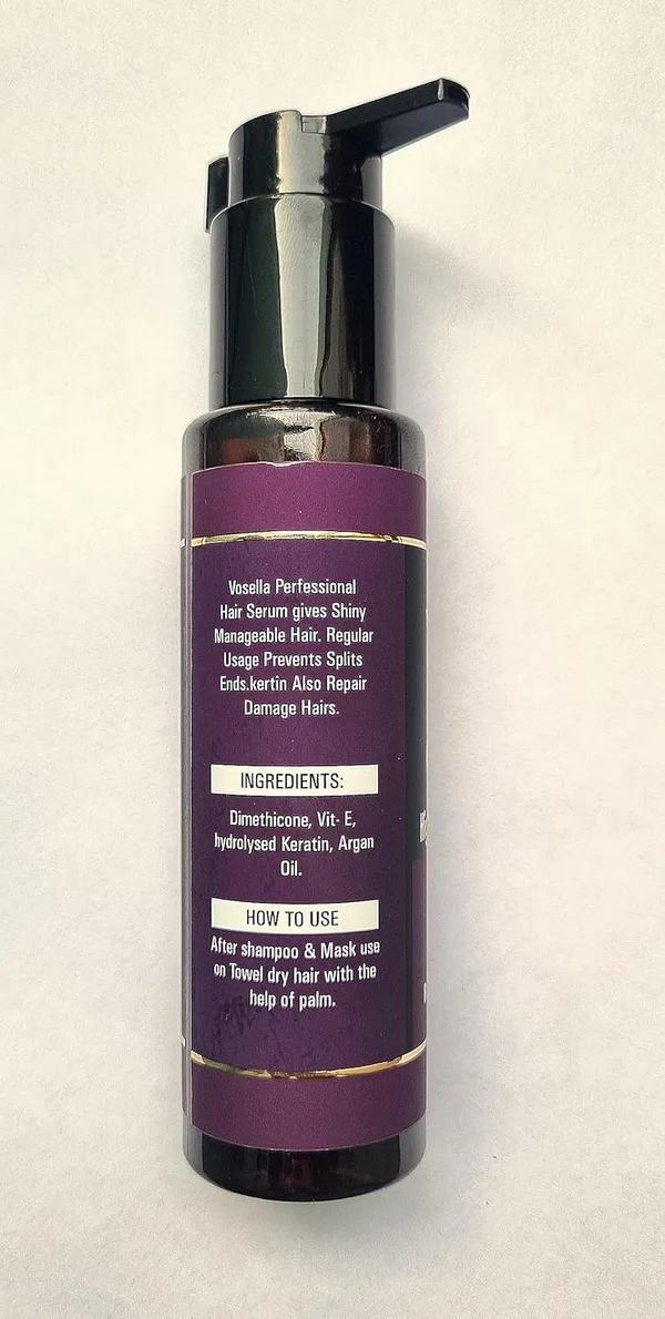 Vosella_Professional_Hair_Lotion_|_High_Gloss_Shine_Serum_|_Enhanced_with_Argan_Oil_&_Vit-E_|_Repairs_Hair_Damage_|_Blue_Serum_100ml