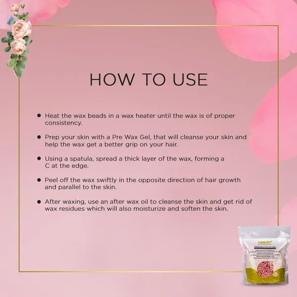Biosoft_Rose_Stripless_Wax_(500g)_Blend_Of_Natural_Ingredients