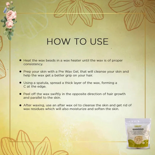 Biosoft_Vanilla_Stripless_Wax_(500g)_Suitable_For_All_Skin_Types