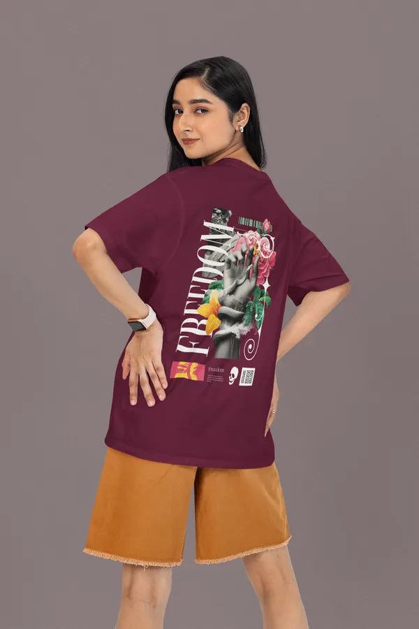 Burgundy_Freedom_Women_Oversized