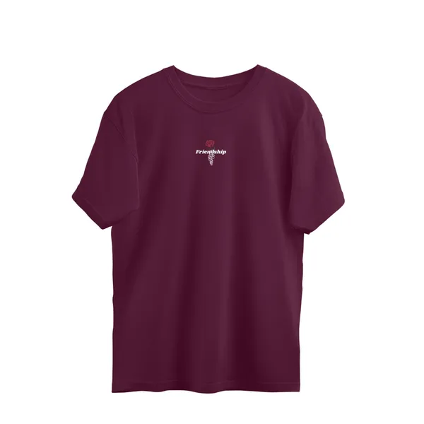Burgundy_Friends_Women_Oversized