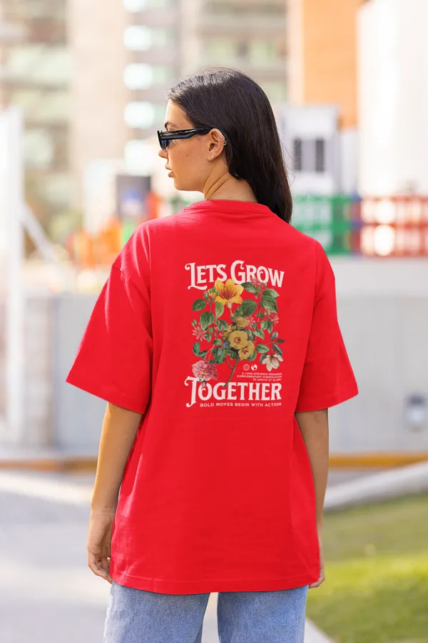 Red_Grow_Women_Oversized