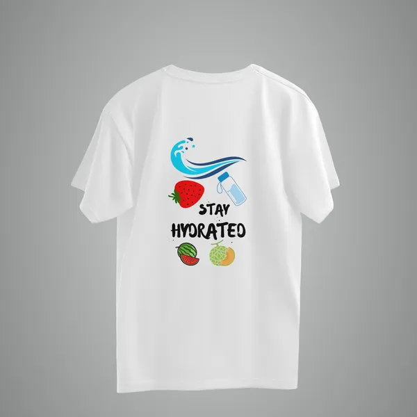 White_Stay_Hydrated_Women_Oversized
