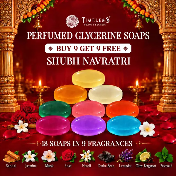 Pack_Of_18_:_Patchouli,_Sandal,_Jasmine,_Musk,_Rose,_Neroli,_Tonka_Bean,_Lavender,_Clove_Bergamot_Fragrances_with_Indian_Neem_&_Basil_Anti_Microbial_Glycerine_Soap