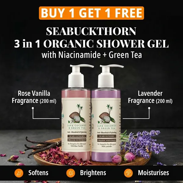 Pack_of_2_:__Rose_Vanilla_&_Lavender-Seabuckthorn_Organic_Shower_Gel_With_Niacinamide