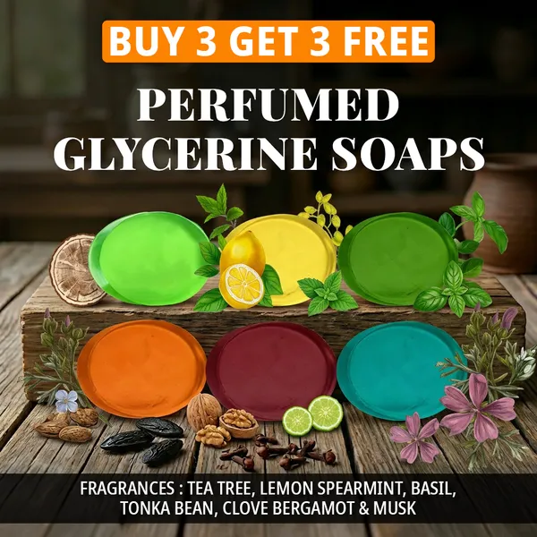 Pack_of_6-_Tea_Tree,_Lemon_Spearmint,_Basil,_Tonka_Bean,_Clove_Bergamot_&_Musk_Fragrances_with_Indian_Neem_&_Basil_Anti_Microbial_Glycerine_Soap