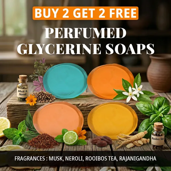 Pack_of_4-Musk,_Neroli,_Bergamot_&_Rajanigandha_Fragrances_with_Indian_Neem_&_Basil_Anti_Microbial_Glycerine_Soap