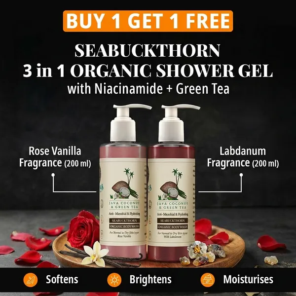 Pack_of_2_:__Rose_Vanilla_&_Labdanum-Seabuckthorn_Organic_Shower_Gel_With_Niacinamide