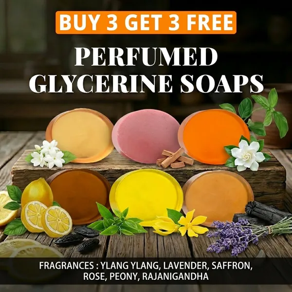 Pack_of_6-_Ylang_Ylang,_Lavender,_Saffron,_Rose,_Peony,_Rajanigandha_Fragrances_with_Indian_Neem_&_Basil_Anti_Microbial_Glycerine_Soap