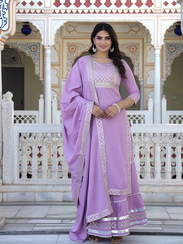 Pink_Embroidered_Regular_Sequinned_Kurta_With_Skirt_&_With_Dupatta_For_Women