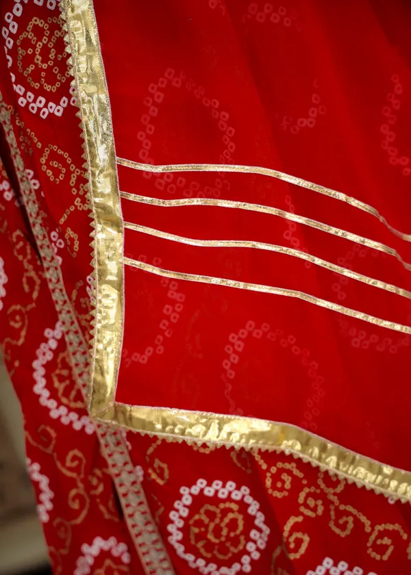 Red_Floral_Embroidered_Sequined_Anarkali_Kurta_With_Palazzos_&_Dupatta_For_Women