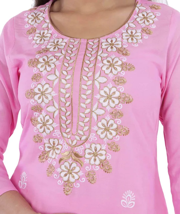 Pink_Floral_Embroidered_Regular_Kurta_With_Palazzos_For_Women
