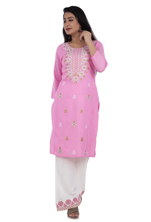 Pink_Floral_Embroidered_Regular_Kurta_With_Palazzos_For_Women