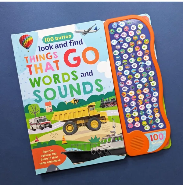 100_Button_Look_&_Find_Things_That_Go_Words_&_Sounds_[Hardcover]