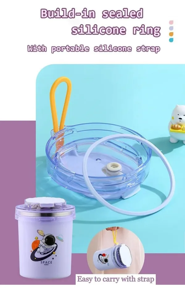 304_Stainless_Steel_Double_Wall_Thermal_Insulated_Vacuum_Mug_With_Lid,_Spoon_&_Straw_Hot_&_Cold_Milk_Coffee_Tea_Soup_Drinking_Travelling_Cup_Girls_Boys_-_530Ml