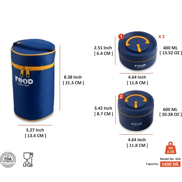 3_Layer_Insulated_Lunch_Box_With_Lunch_Bag_And_Cutlery