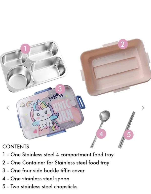 4_Grid_Stainless_Steel_Lunch_Box_With_Dibbi