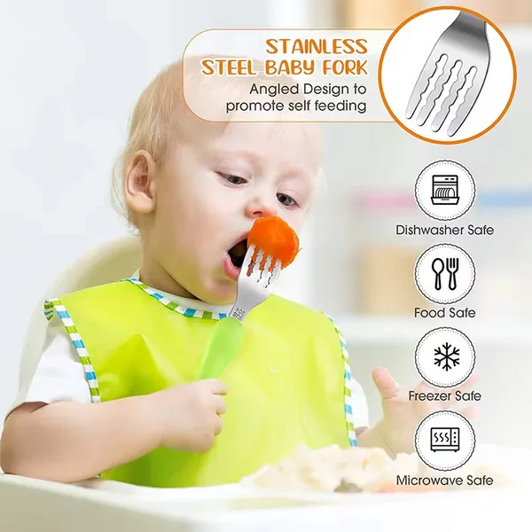 Baby_Self_Feeding_Spoon_&_Fork_With_Case_Stainless_Steel_Cutlery_Cute_Fork_Spoon_2_Pcs_Set_For_Child_Baby_Home_School_Use