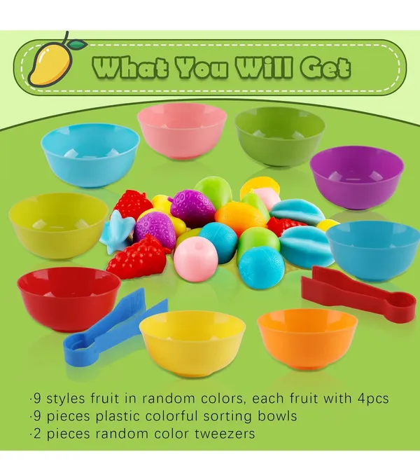 Counting_Fruits_Set,_36Pcs_Colour_Sorting_Counting_Fruits_Toys_With_Matching_Bowls_&_Tweezers,_Rainbow_Color_Matching_&_Fine_Motor_Skills_Math_Toys_Educational_Montessori_Toys_For_Toddlers_(36Pcs)