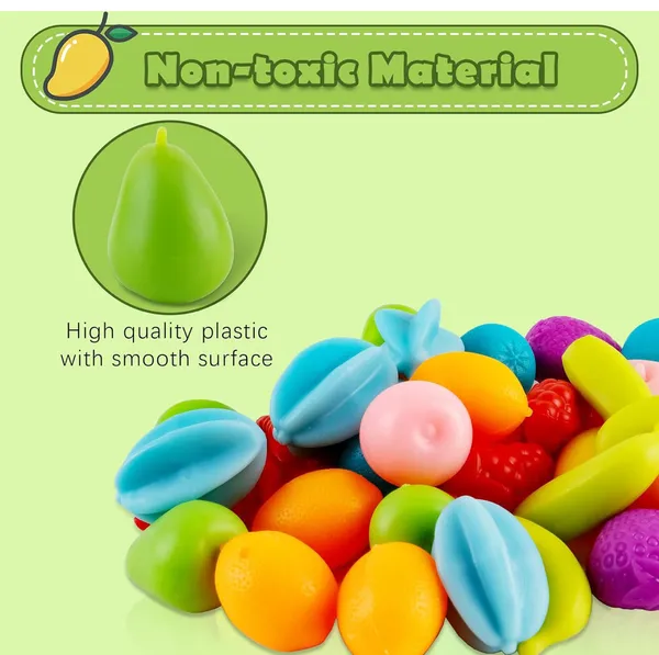 Counting_Fruits_Set,_36Pcs_Colour_Sorting_Counting_Fruits_Toys_With_Matching_Bowls_&_Tweezers,_Rainbow_Color_Matching_&_Fine_Motor_Skills_Math_Toys_Educational_Montessori_Toys_For_Toddlers_(36Pcs)