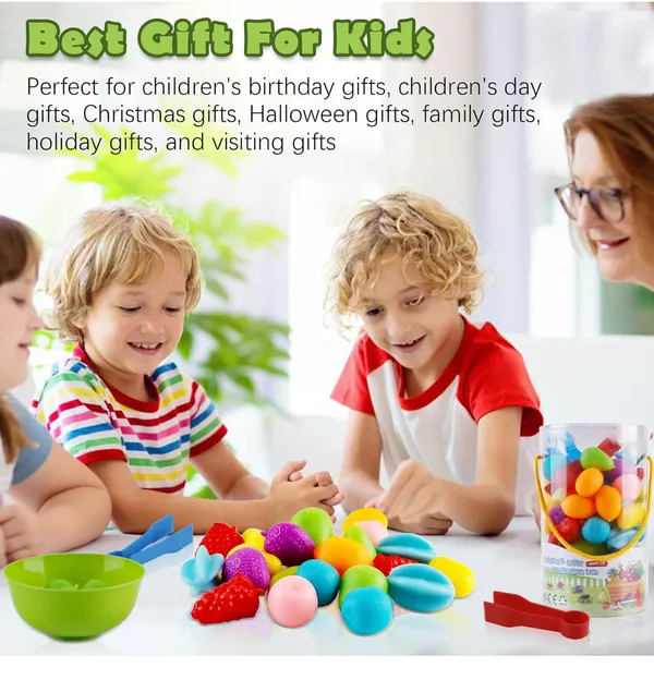 Counting_Fruits_Set,_36Pcs_Colour_Sorting_Counting_Fruits_Toys_With_Matching_Bowls_&_Tweezers,_Rainbow_Color_Matching_&_Fine_Motor_Skills_Math_Toys_Educational_Montessori_Toys_For_Toddlers_(36Pcs)