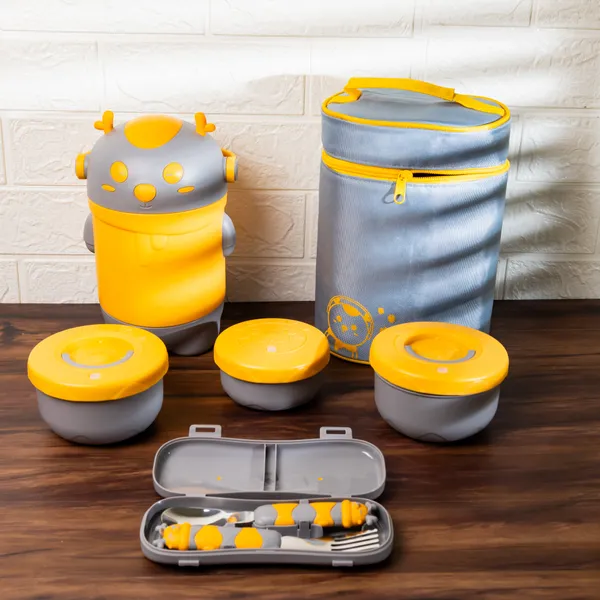 Deer_Three_Layer_Insulated_Bowl_With_Cutlery_And_Lunch_Bag