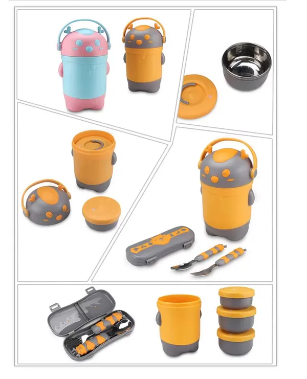 Deer_Three_Layer_Insulated_Bowl_With_Cutlery_And_Lunch_Bag